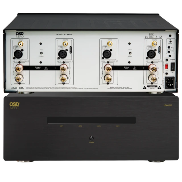 OSD Nero HTA4200 — многоканальный (4X) усилитель для домашнего кинотеатра, 140 Вт/канал и 400 Вт/канал в мостовом режиме